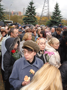 похороны Анны Политковской