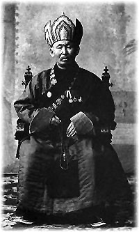 Фото XII Пандидо Хамба ламы Итигэлова сделано в 1913 году 